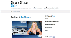 Desktop Screenshot of chronicclimberchick.com